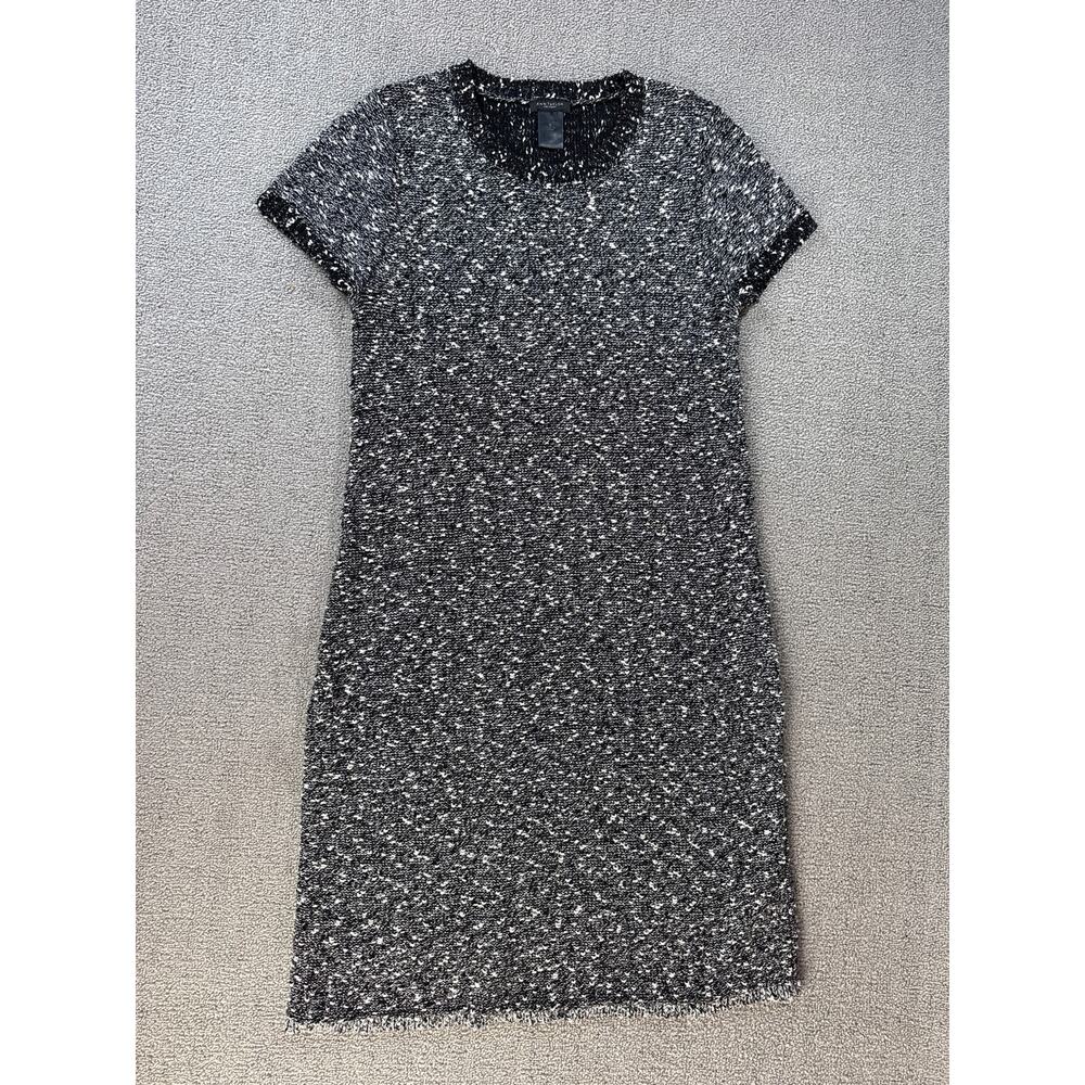 Ann Taylor Knit Sweater Dress‎ Knee Length Textured Career Business Small